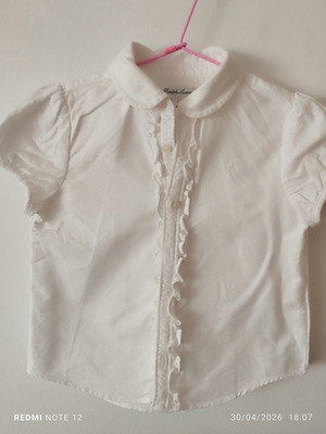 Ralph Lauren baby white shirt like new 18-24 months 86 cm