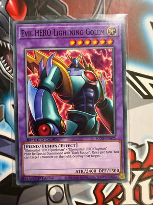 Evil HERO Lightning Golem Yu-Gi-Oh! card