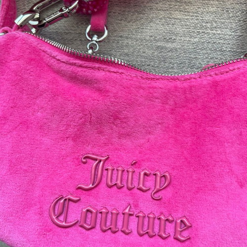 Juicy Couture Blossom chain crossbody bag like new, pink