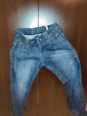 Jeans for girl 8 years used, blue, size 122 cm