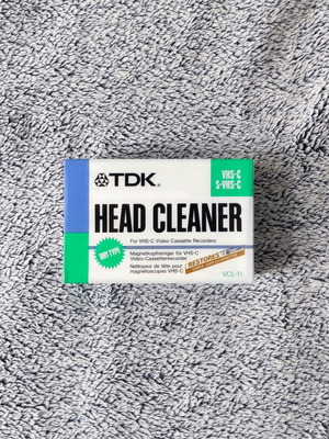 Κασέτα καθαρισμού κεφαλής TDK VHS-C καινούργια