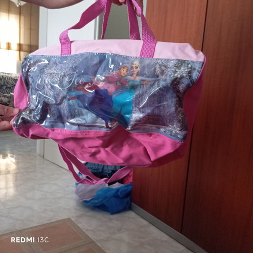 Frozen kids bag like new, pink