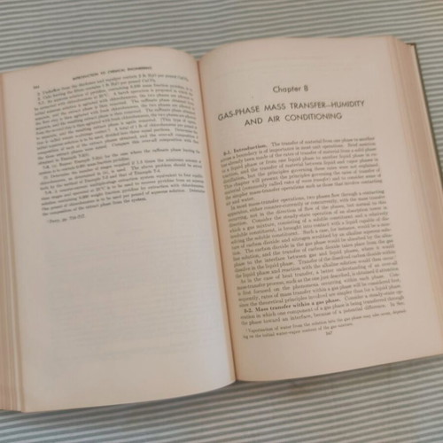 Introduction To Chemical Engineering used book 1955