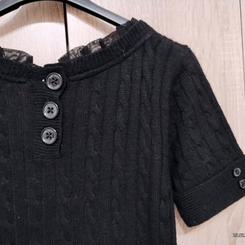 Pepe Jeans dress blouse size M like new, black