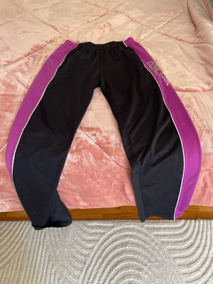 Asics Sports Pants Used Black Pink Size L