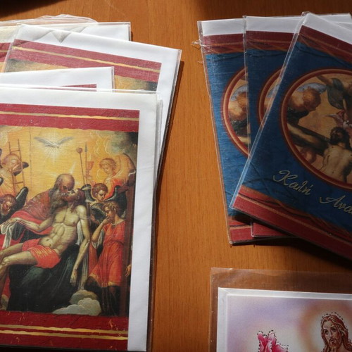 Easter greeting cards with Christ new, pack of 27 pieces