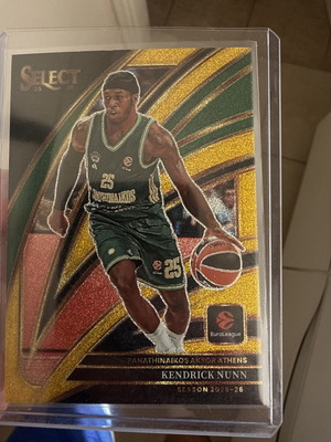 2025-2026 Panini Select Kendrick Nunn Gold Splitter SSP κάρτα καινούργια