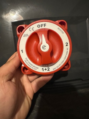 Διακόπτης - Επιλογέας μπαταριών σκάφους καινούργιος στο κουτί του