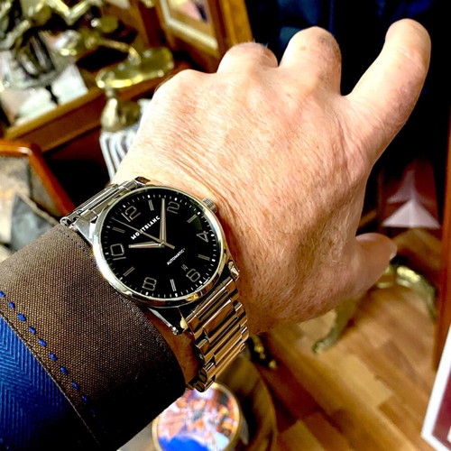 Mont Blanc Automatic 42mm σαν καινούργιο με ζαφείρι κρύσταλλο και κουτί
