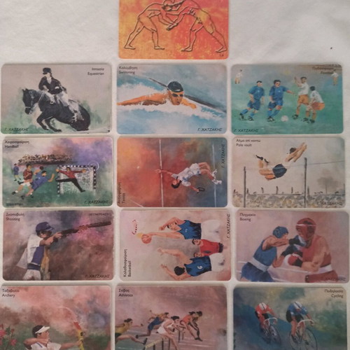 Phone cards used collectible, 119 different