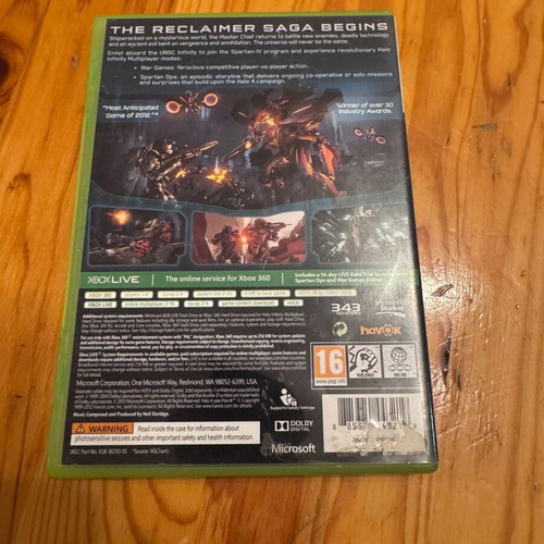 Halo 4 Xbox 360 game like new