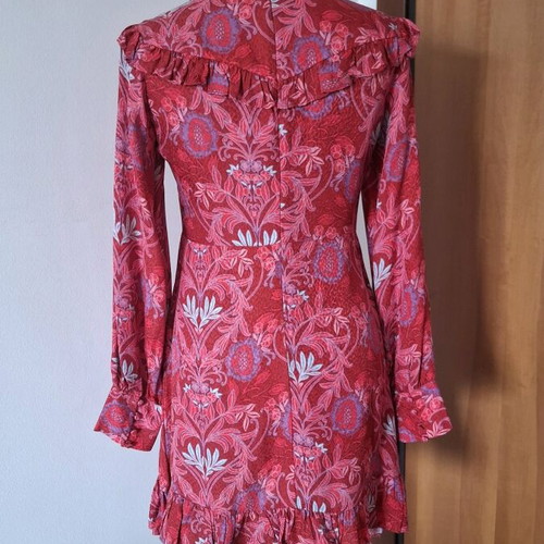 Zara dress multicolored silk like new