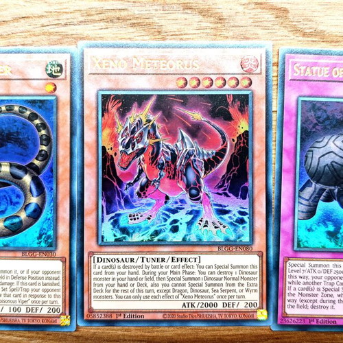 Yu-Gi-Oh Card Bundle BLGG Mint Condition, 15 Cards