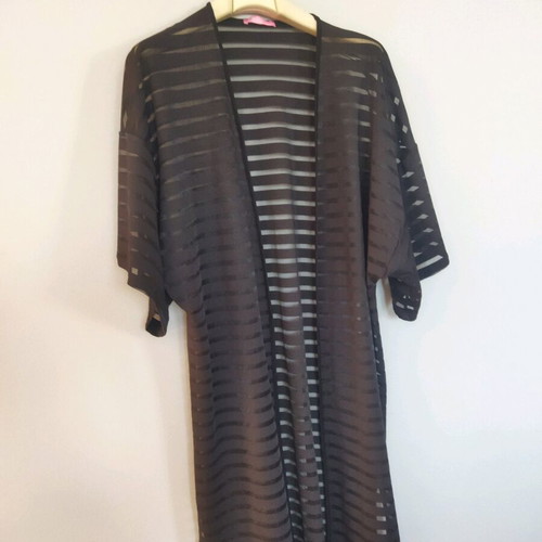 Pink Woman tunic jacket like new, black, size S