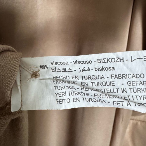 Zara Oversized πουκάμισο φόρεμα σατινέ μέγεθος S σαν καινούργιο, μπεζ taupe
