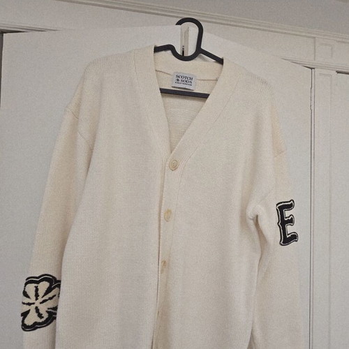 Scotch & Soda cardigan for 16 years old, medium, like new, white