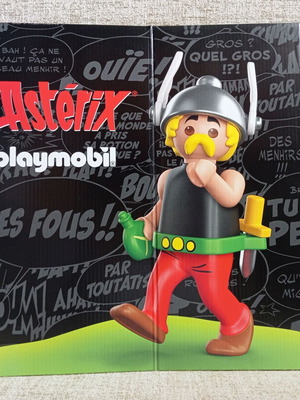 Asterix Playmobil Poster Paper like new