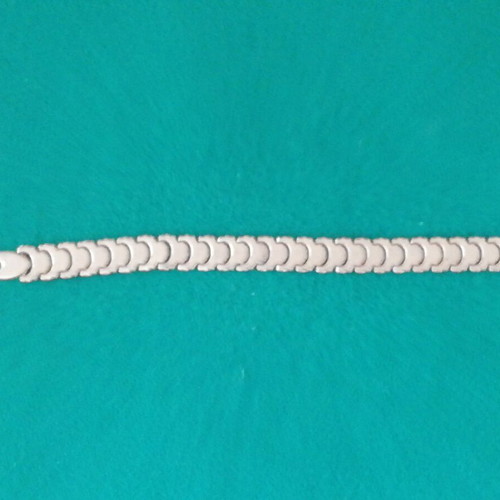 Gold-plated stainless steel bracelet with small zircons new