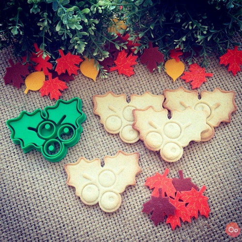 Mistletoe cookie cutter made to order, PETG food-safe