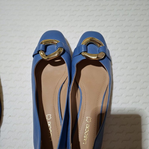 Lasocki ballerinas new, genuine leather, sizes 38-39, blue