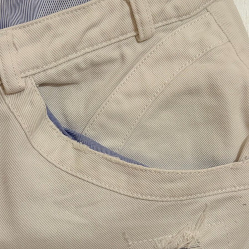 Cropped denim pants Gaetano Navarra white, 42IT, like new