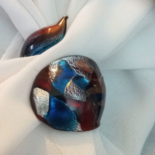 Murano ring like new, size 55-56