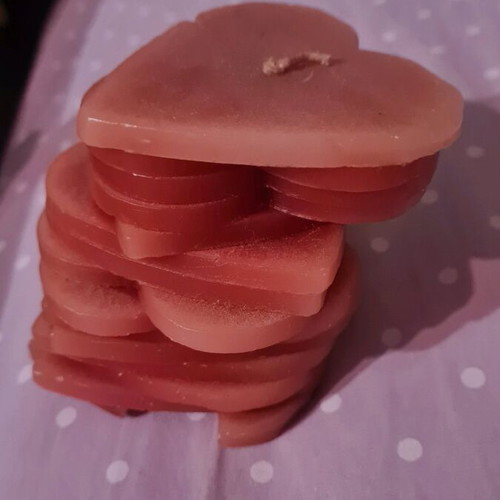 Heart-shaped candle new