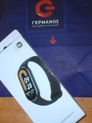 Xiaomi Smart Band 8 αδιάβροχο έξυπνο βραχιόλι με παλμογράφο σε μαύρο