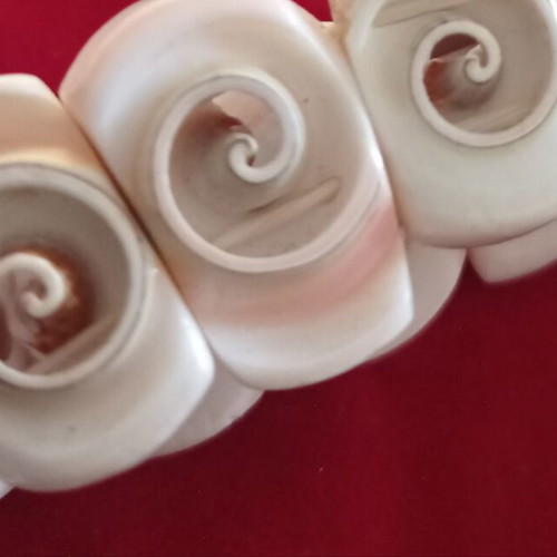 Boho Elastic Bracelet with Natural Shiva Eye Shells like new