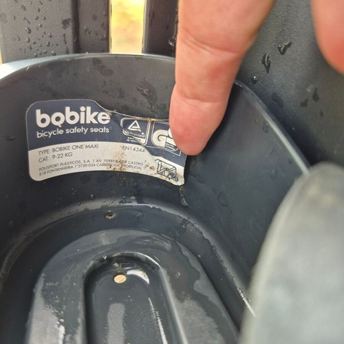 Bobike One Maxi rear child bike seat 9-22kg