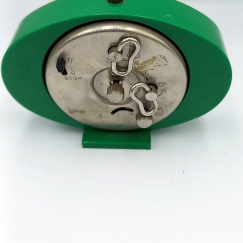 JAZ mechanical alarm clock table clock like new, 70s