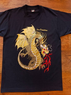 1989 San Francisco Golden Dragon vintage t-shirt like new, size L