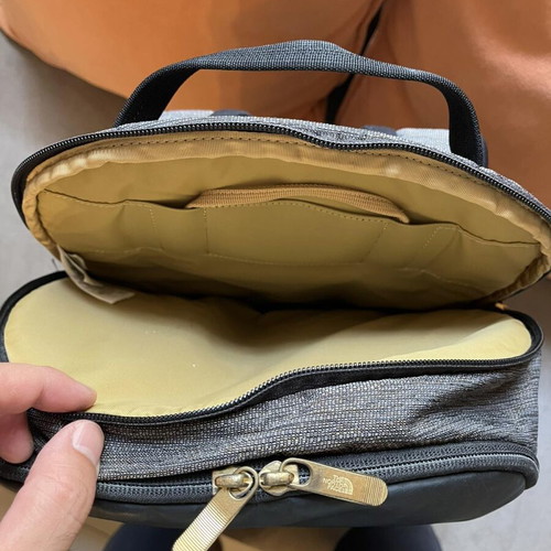 The North Face Kabyte Backpack used, black and grey