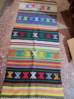 Handmade Loom Rug like new 180×80