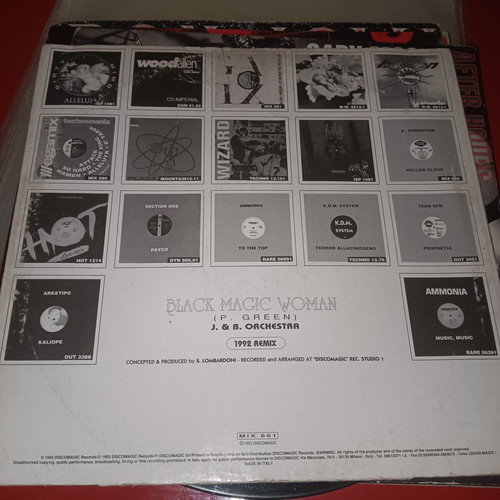 Santana Black Magic Woman 12" single remix used