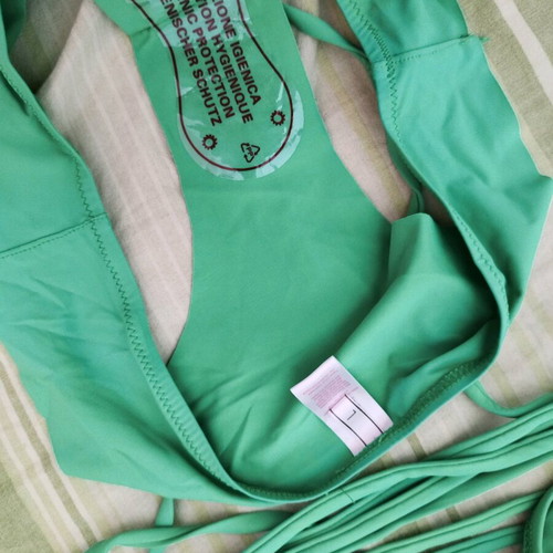 Piazza Italia swimsuit emerald green new, size L