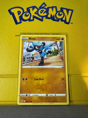 Κάρτα Riolu Pokémon σαν καινούργια, συλλεκτική