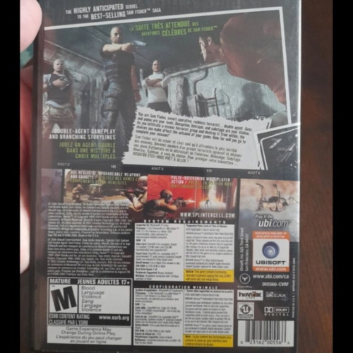 Splinter Cell Double Agent PC game like new