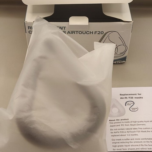 ResMed AirTouch F20 Large Replacement Cushion new silicone