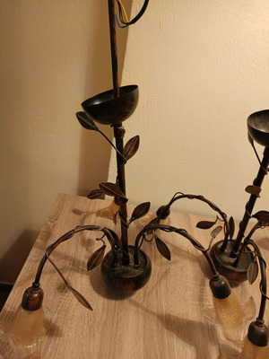 Ceiling and floor lamps used