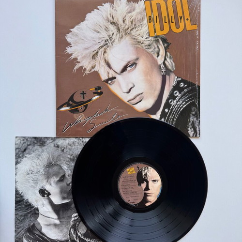Billy Idol Whiplash Smile LP used, 1st US 1986 pop