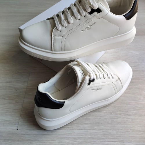Renato Garini sneakers size 46 like new, white with black detail