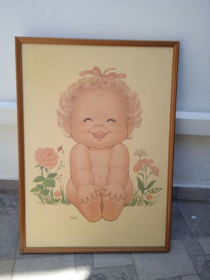 Wall frame used, size 60x43 cm