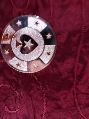 Poker Stars chip used, gold color, 3 cm diameter