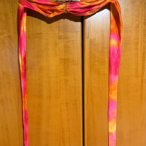Summer set with pants and top multicolored new, size Small