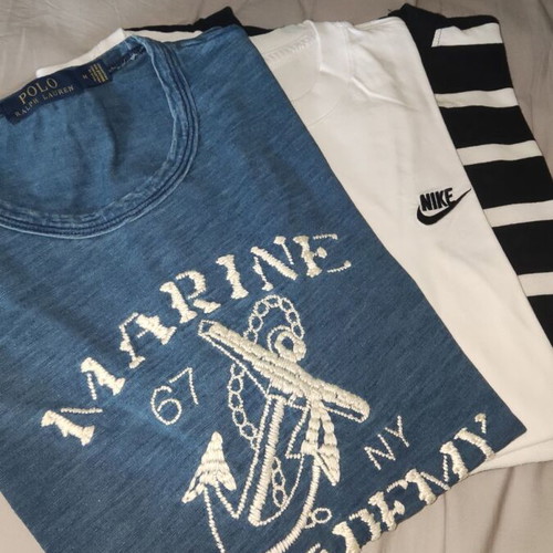 T-shirts Ralph Lauren, Nike, Pull and Bear new, various sizes and colors