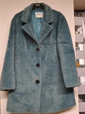 Parabita Blue Mint Coat like new, plus size