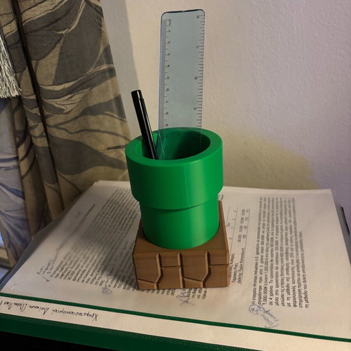 Super Mario pencil case used