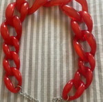 Necklace, silver color