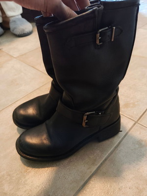 Ash Toxic Biker Boots black like new, size 37